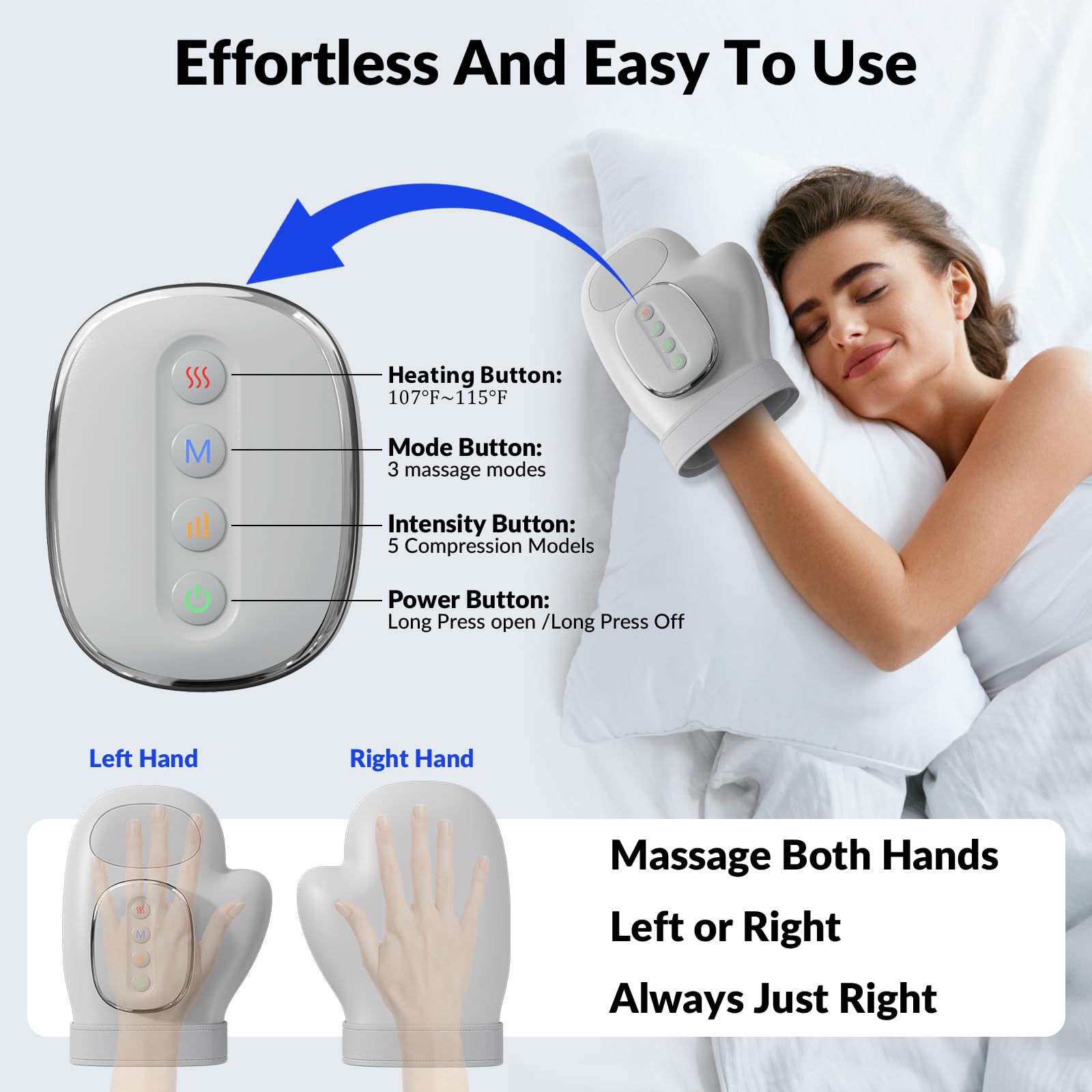 Hounyoln cordless massager provides over 75 minutes of use per charge.