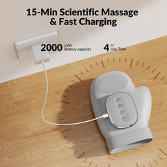 Hounyoln massager charges via USB-C for quick top-ups.