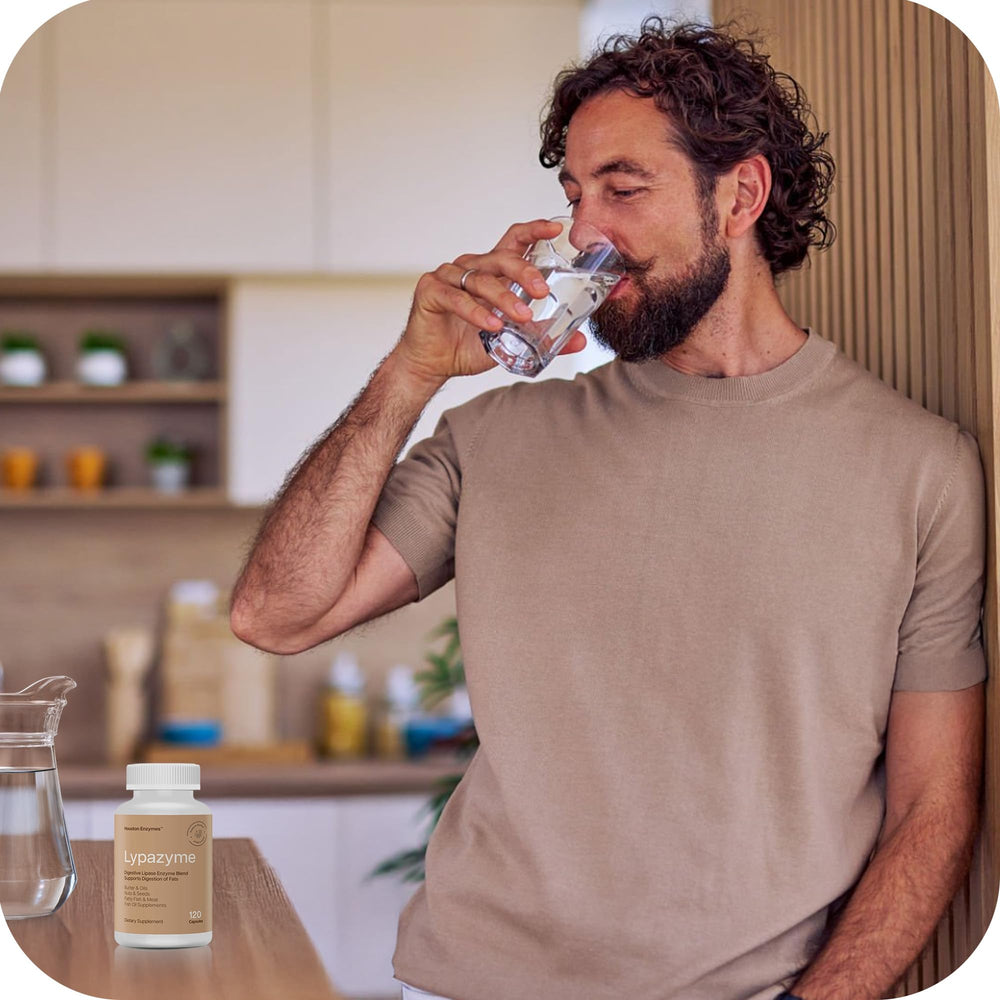 Houston Enzymes Lypazyme on-the-go digestion aid for busy days