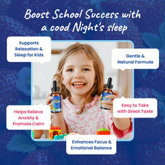 Hovika kids magnesium drops with dropper for easy bedtime dosing