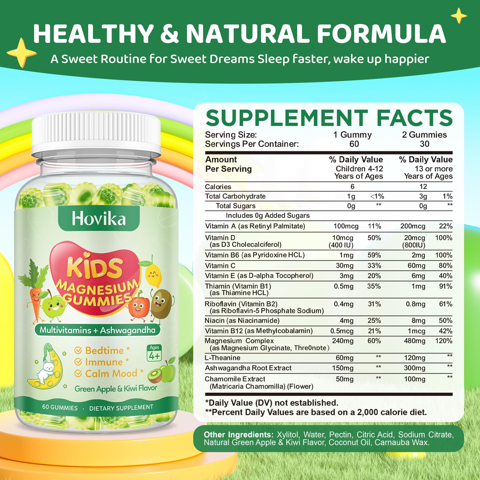 Hovika Berry flavor closeup showcases kiwi and green apple mix for tasty daily use.
