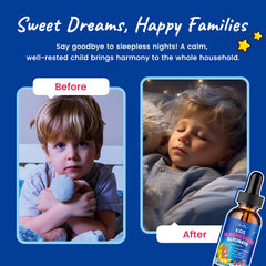Hovika Raspberry Magnesium Drops for Kids taking dose with juice, kid-friendly flavor support