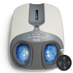 Howdy Shiatsu Foot Massager heel ice-therapy for targeted relief.