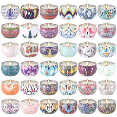 Howemon 36-pack scented candles gift packaging promotes calm and gifting appeal.
