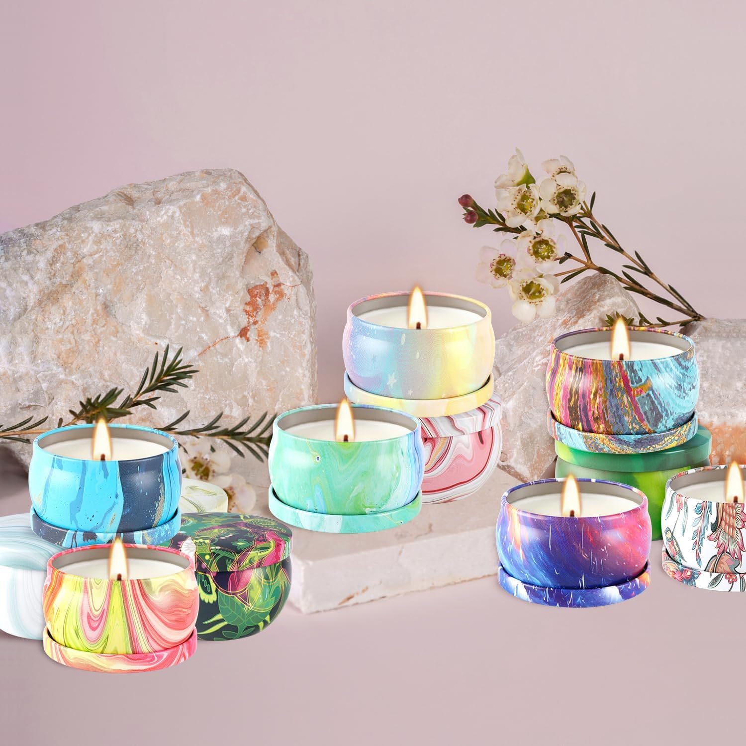 Howemon 2.5oz soy wax candle offers long-lasting fragrance