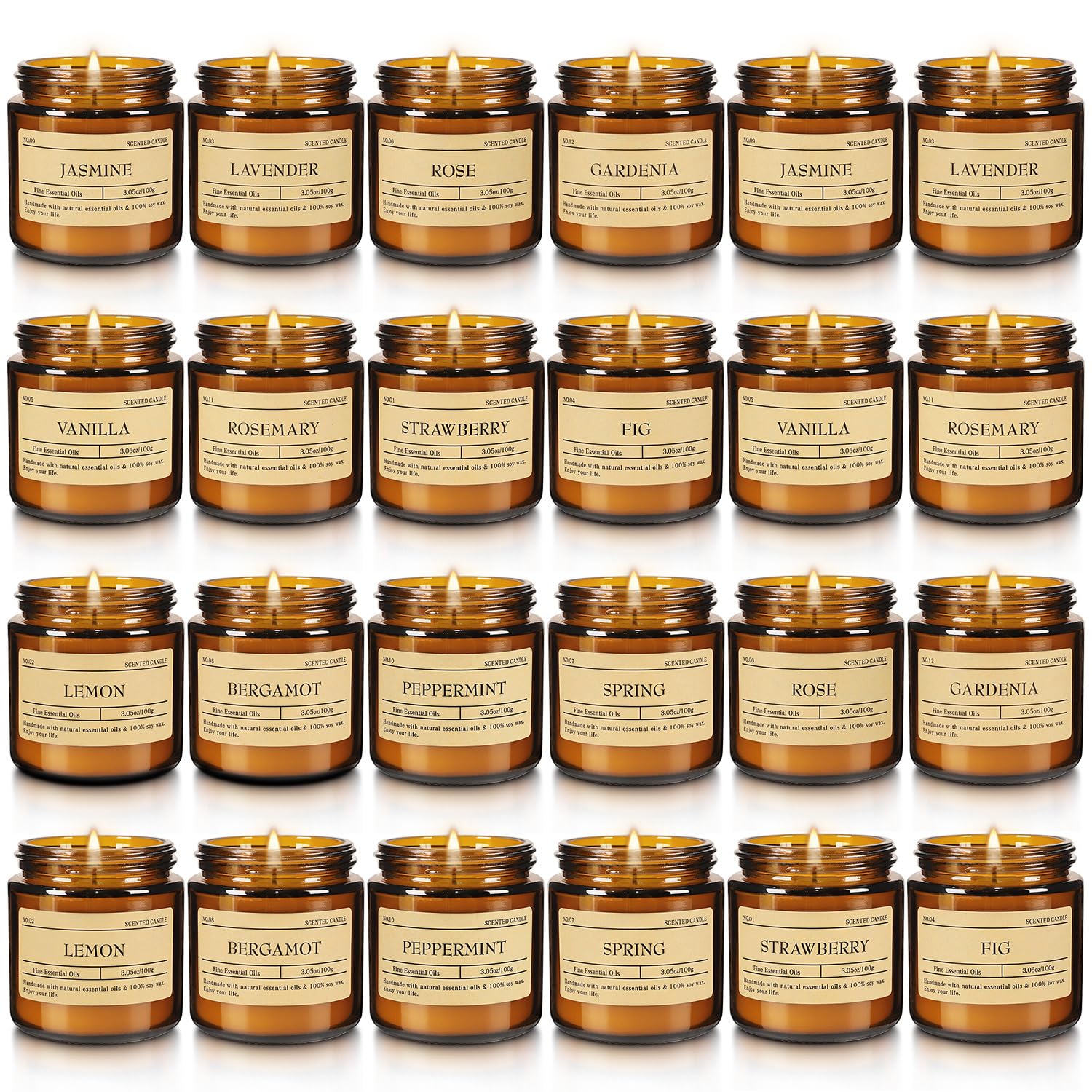 Howemon jasmine candle delivers floral notes for calm evenings