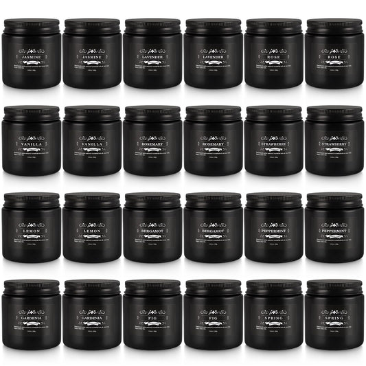 Howemon candles display variety of scents including lemon, jasmine, and rose.