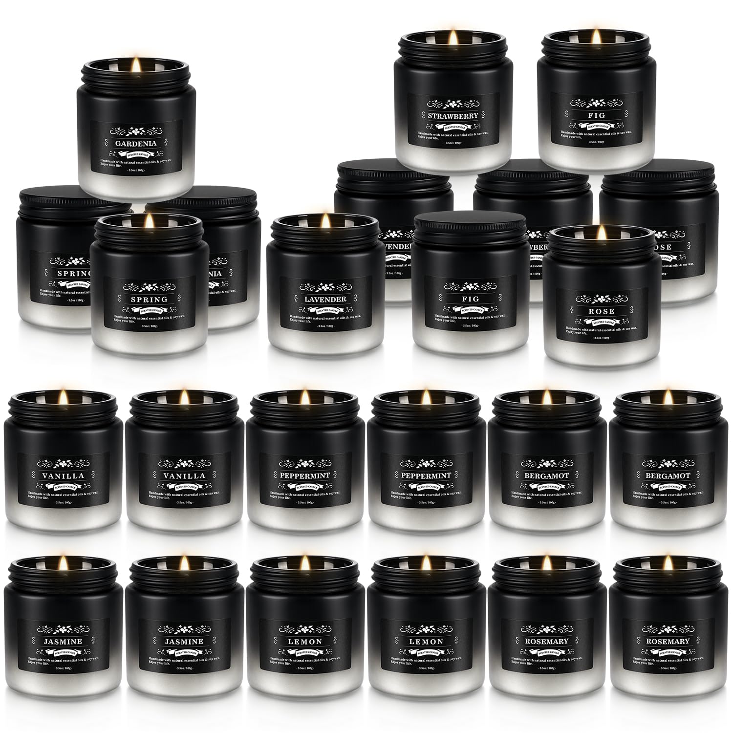 Howemon variety of scents list demonstrates broad mood options for any room.