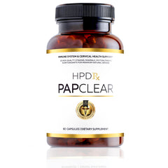 HPD Rx PapClear bottle front for immune support on the go