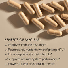 HPD Rx PAPCLEAR bottle side view for daily use