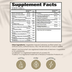 HPD Rx PapClear dosage label shows take three capsules daily