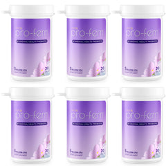 HPD Rx Pro-Fem bottle showing vaginal health probiotic daily use.