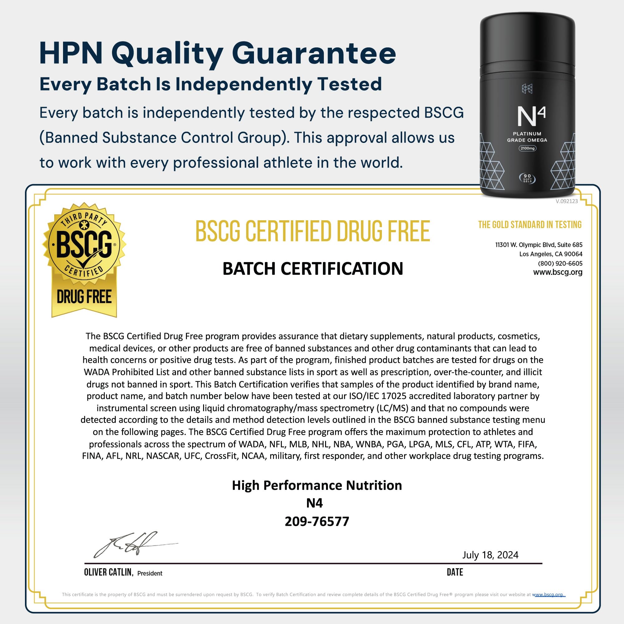 HPN N4 Icelandic Omega-3 bottle on a shelf ready for daily use.