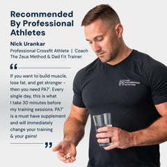 HPN PA(7) preworkout-use—fast-acting preparation before training sessions.