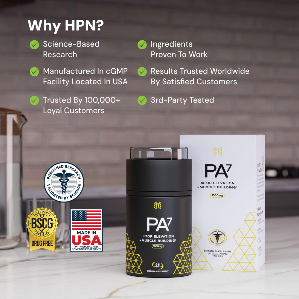 HPN PA(7) stack-ready-pack—convenient for ongoing supplement routines.