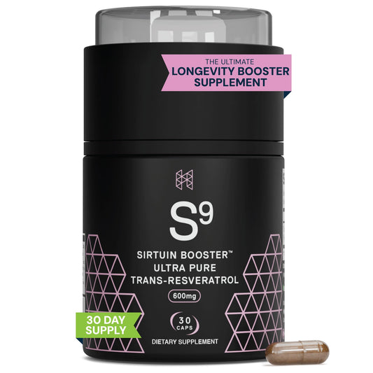 HPN S(9) bottle with capsules for potential healthy aging support