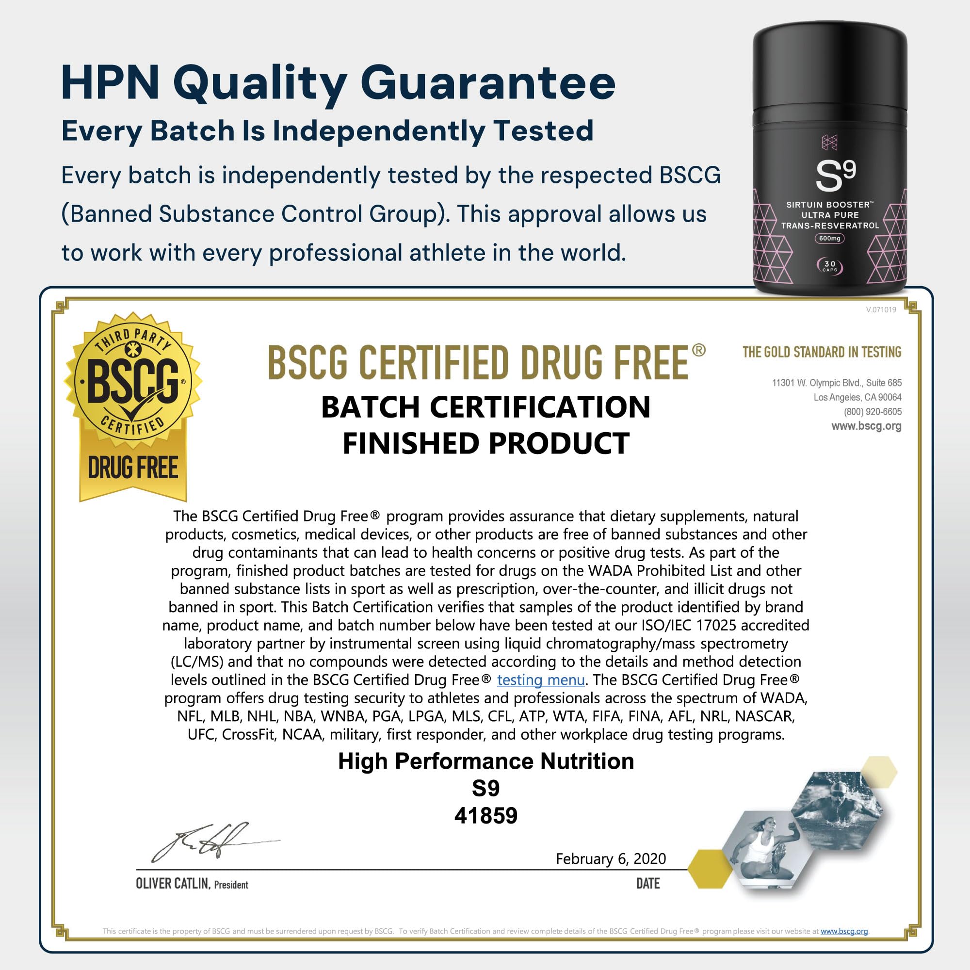 HPN S(9) veggie capsules ready for nighttime routine