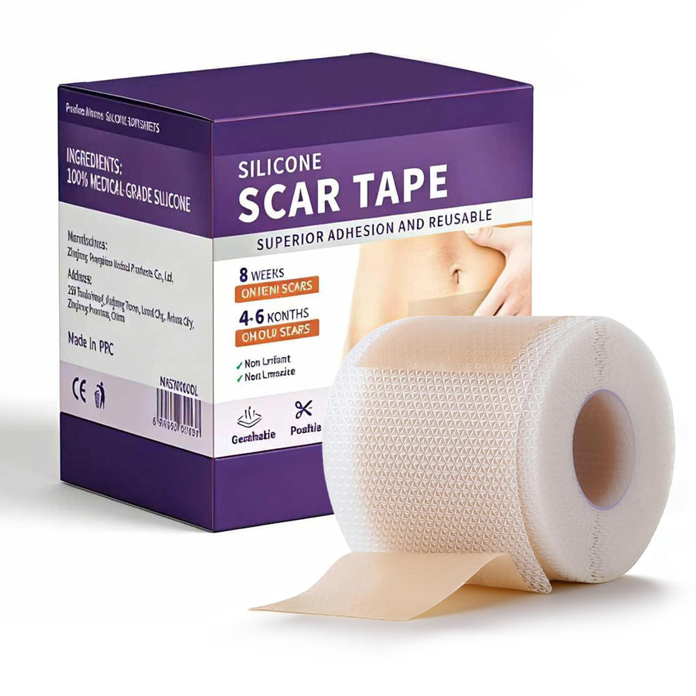 HPUFKOT silicone scar roll cut to fit for customized coverage