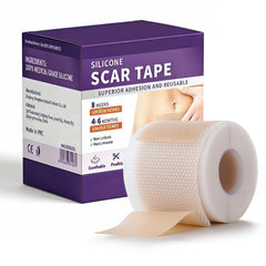 HPUFKOT silicone scar roll cut to fit for customized coverage