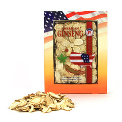 Hsu's Wisconsin-grown American Ginseng slices for authentic flavor in cooking.