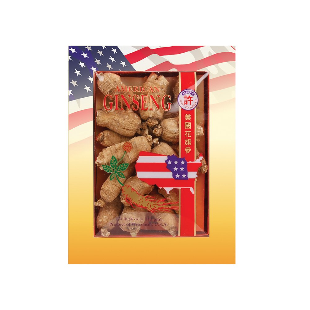 Hsu's Ginseng American raw roots ready for tea and cooking.