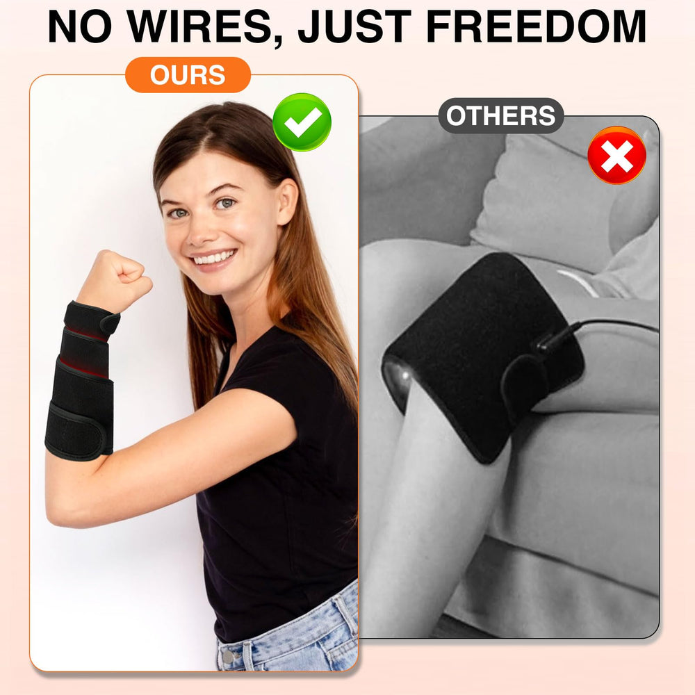 Hsypti belt showcases wireless charging for flexible, cord-free sessions.