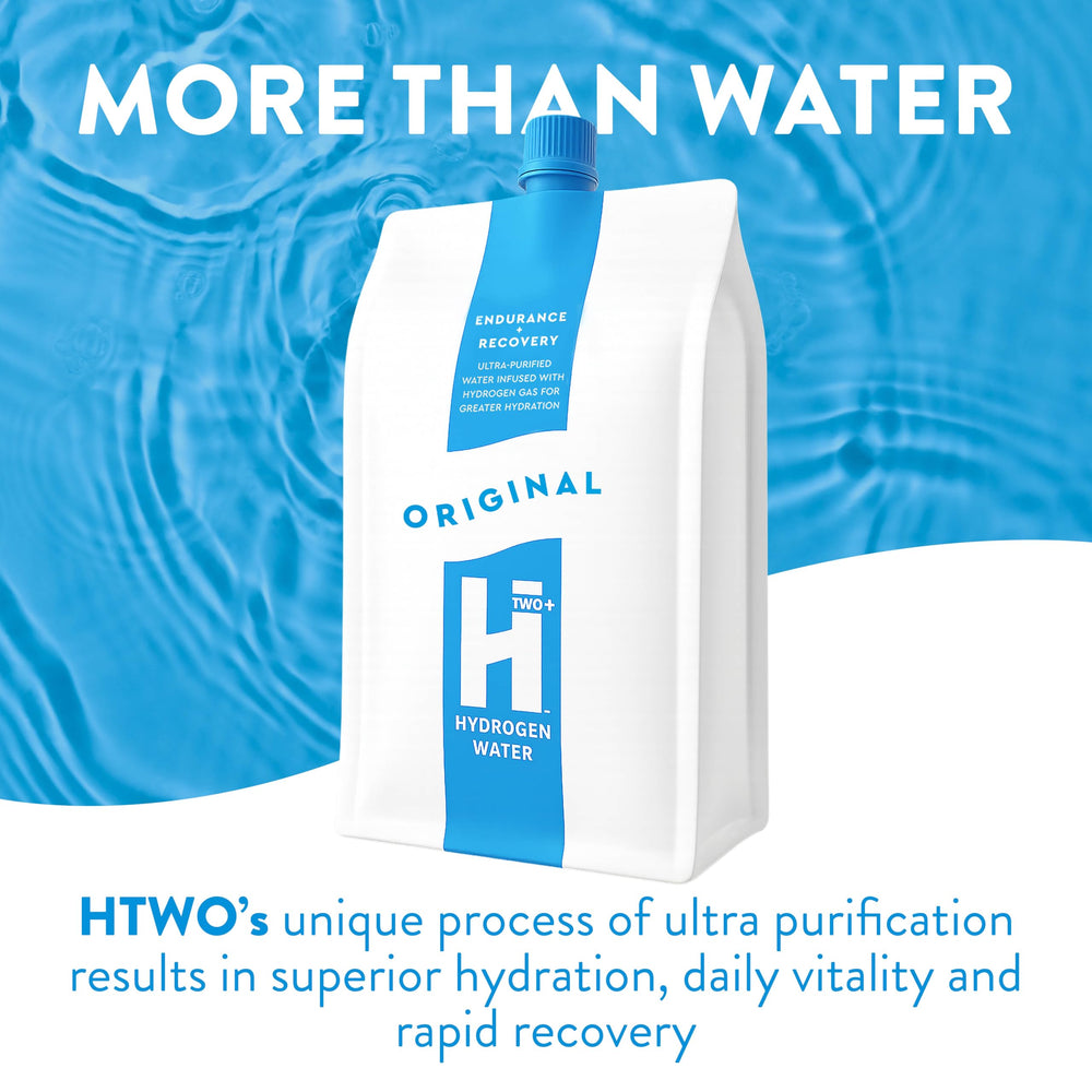 HTWO hydrogen infusion process visual with bubbles and clarity