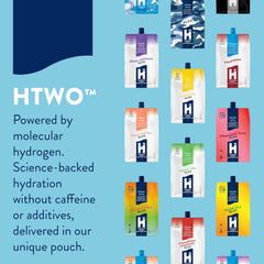 HTWO recyclable vegan packaging supporting sustainable hydration