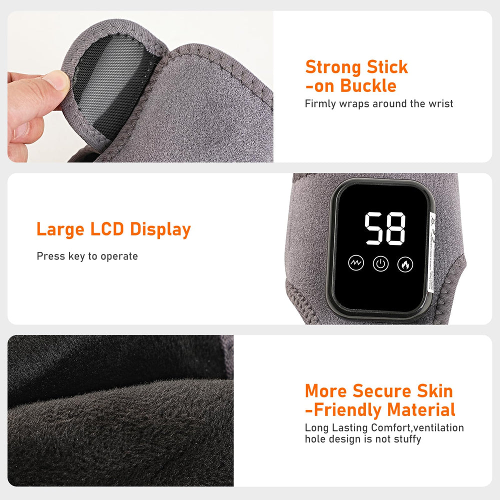 HualiiEras one-button operation simplifies choosing vibration and heat settings