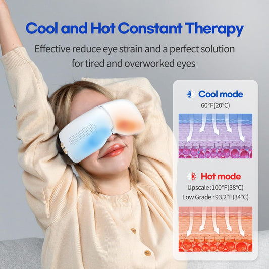 HubiCare hot and cold mode selector for customizable relief.
