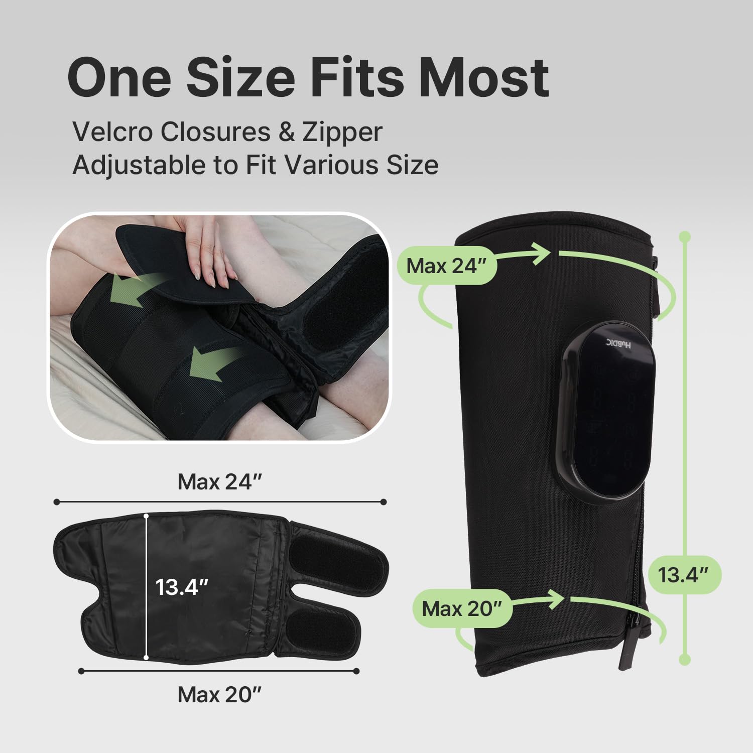 HuBDIC HubiCare LED controls tailor massage settings easily