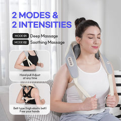 HuBDIC HubiCare Mini Neck Massager with heat mode at 104°F or 111°F