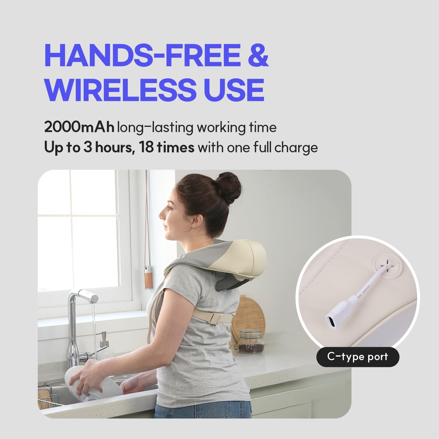 HuBDIC HubiCare Type-C charging supports quick recharges anywhere