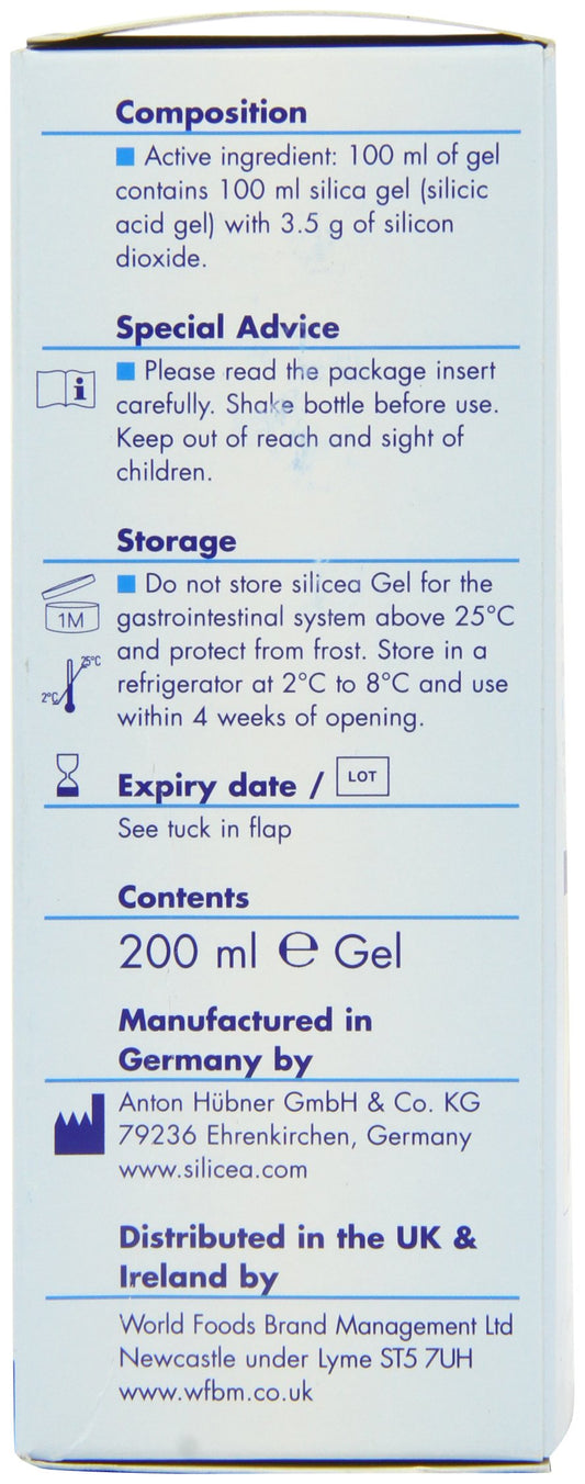 Hubner Silicea Gastro gel texture shows smooth, easy application for GI routine.