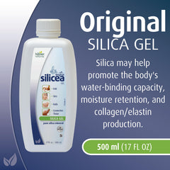 Hubner Silicea Gel display of 6-pack packaging emphasizes value and purity