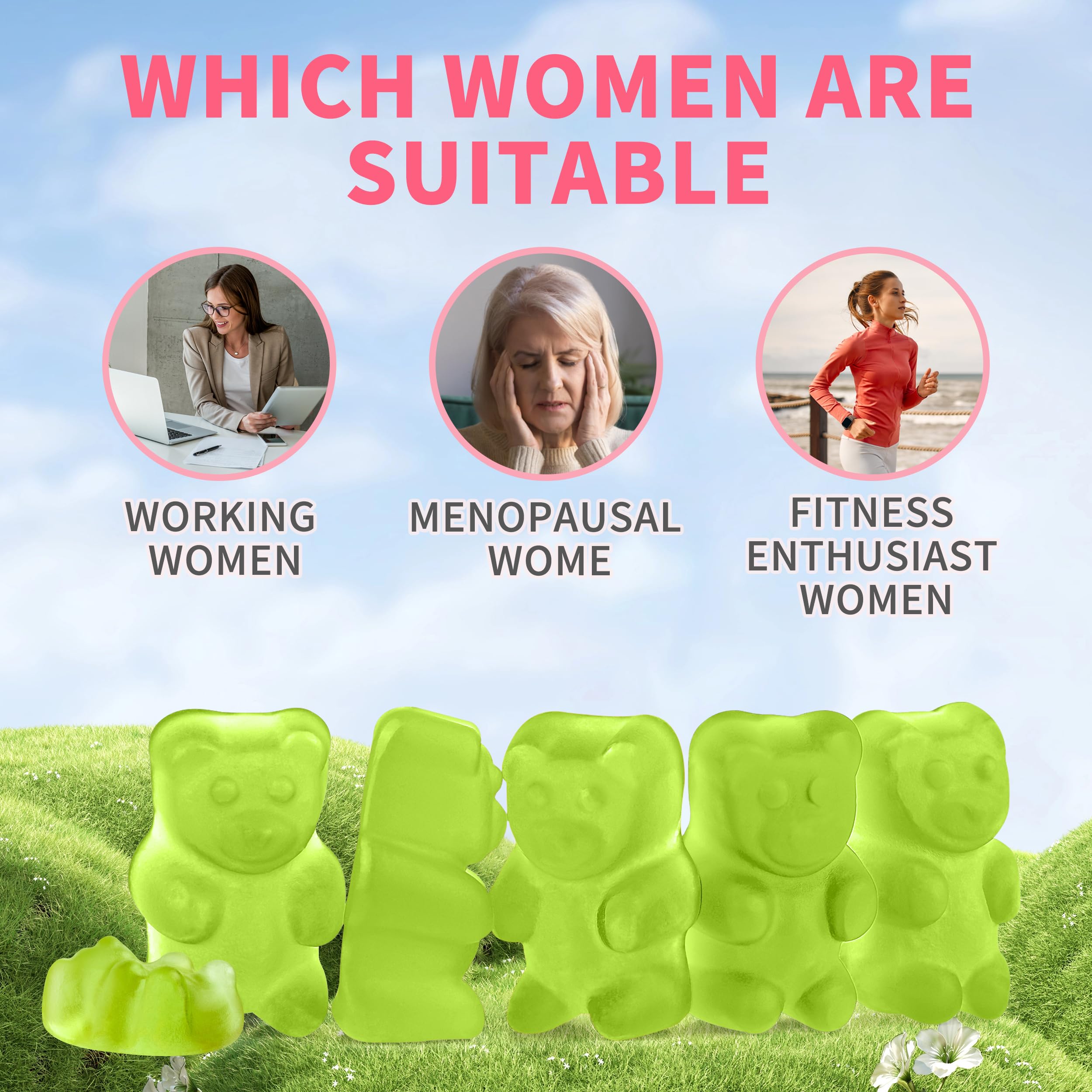 Hudetex On-the-go gummies for easy daily cortisol balance at work or gym