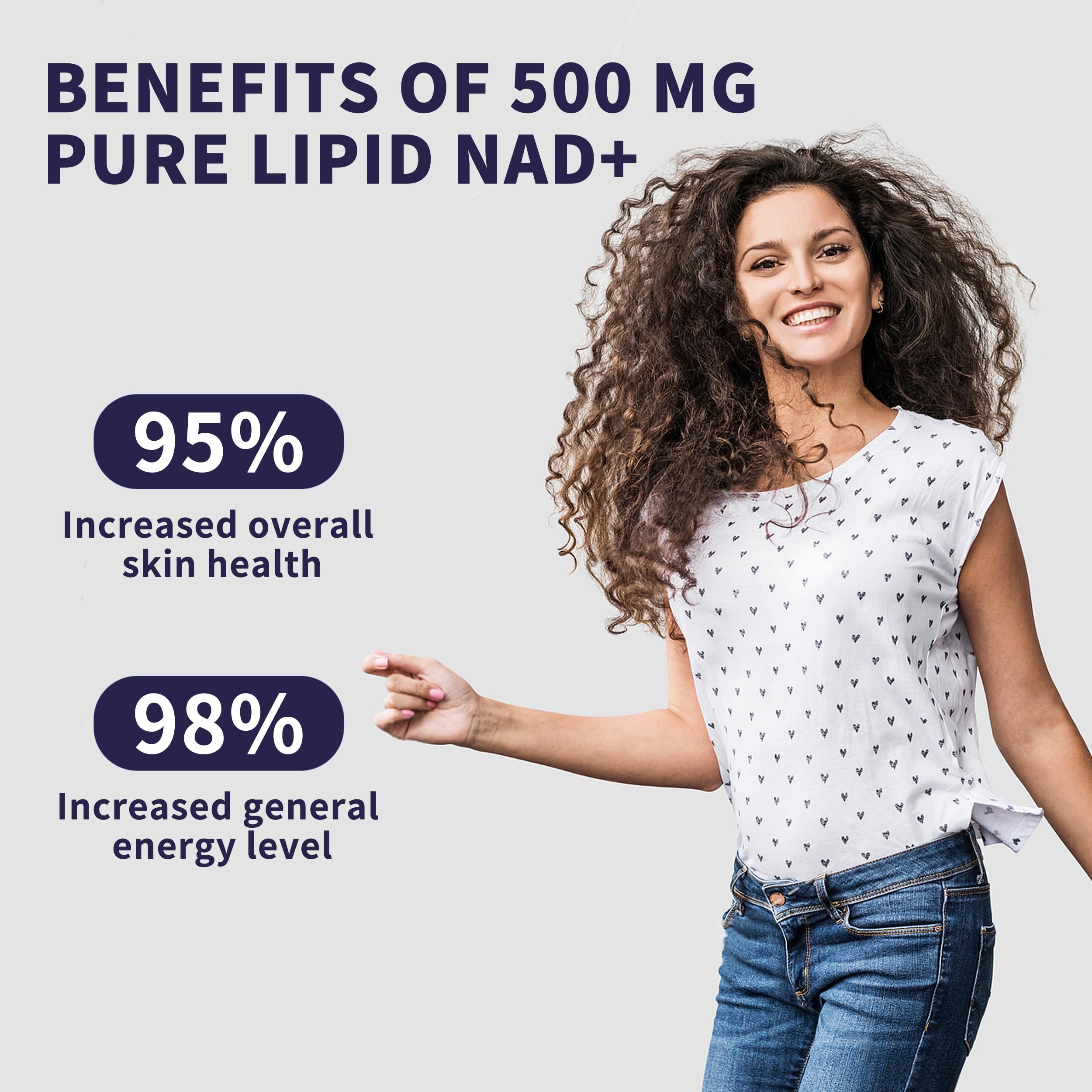 Hudetex vegan sugar-free NAD formula in bottle