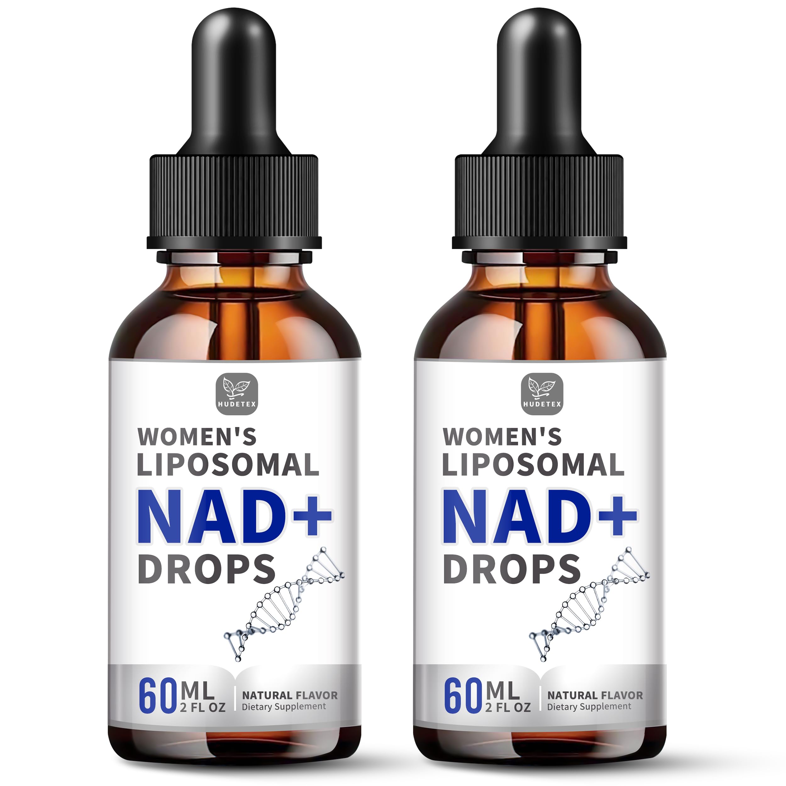 Hudetex Women's NAD liquid bottle for daily energy support