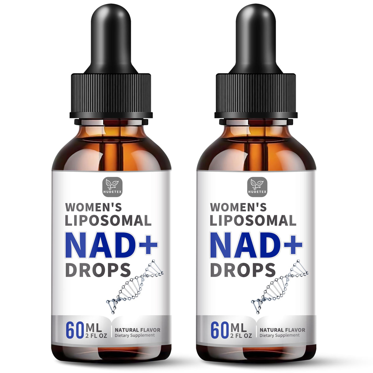 Hudetex Women's NAD liquid bottle for daily energy support