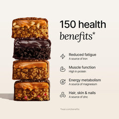 Huel 15-bar variety pack shown for quick snack options