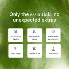 Huel Daily Greens plant-based-protein-scoop demonstrates convenient protein with greens