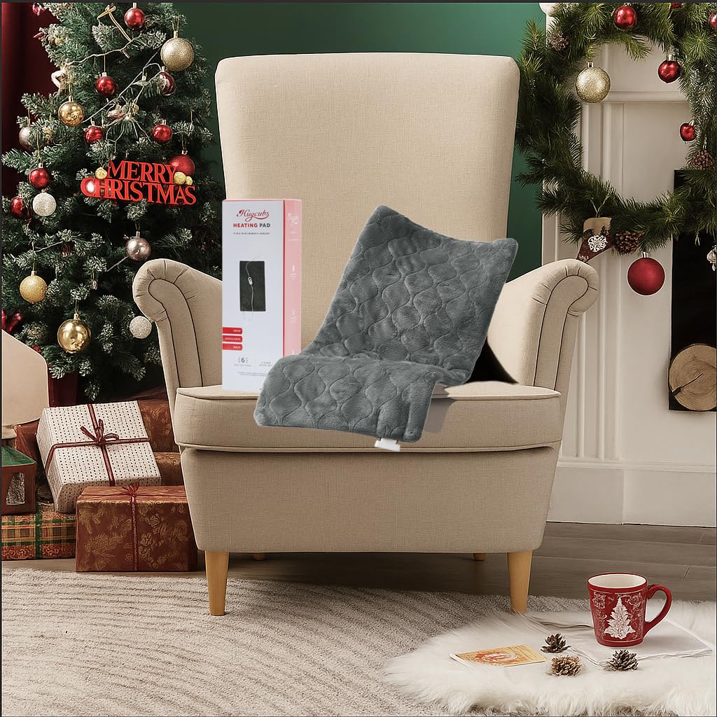 Hugcubs heating pad upgraded controls with timer and temperature levels