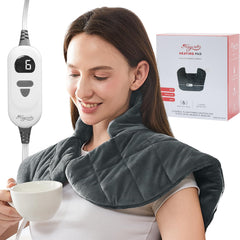 Hugcubs neck XL front view shows broad warmth coverage