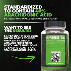 Huge Supplements Arachidone softgels close-up for easy daily use.