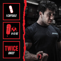 Huge Supplements Ecdysterone packaging design highlighting premium quality