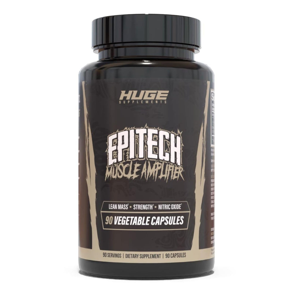 Huge Supplements Epitech Epicatechin bottle supporting lean muscle during training.