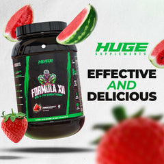 Huge Supplements Formula XII energy during workout delivers rapid fuel for peak performance