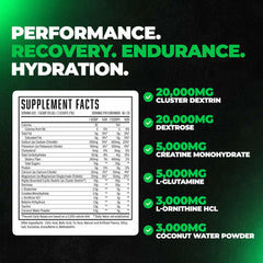 Huge Supplements Formula XII intra scoop delivers fast-absorbing carbs for immediate fuel during workouts