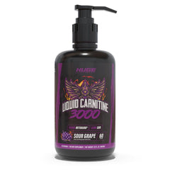 Huge Supplements Liquid L-Carnitine 3000 with pump-top for precise dosing and convenience