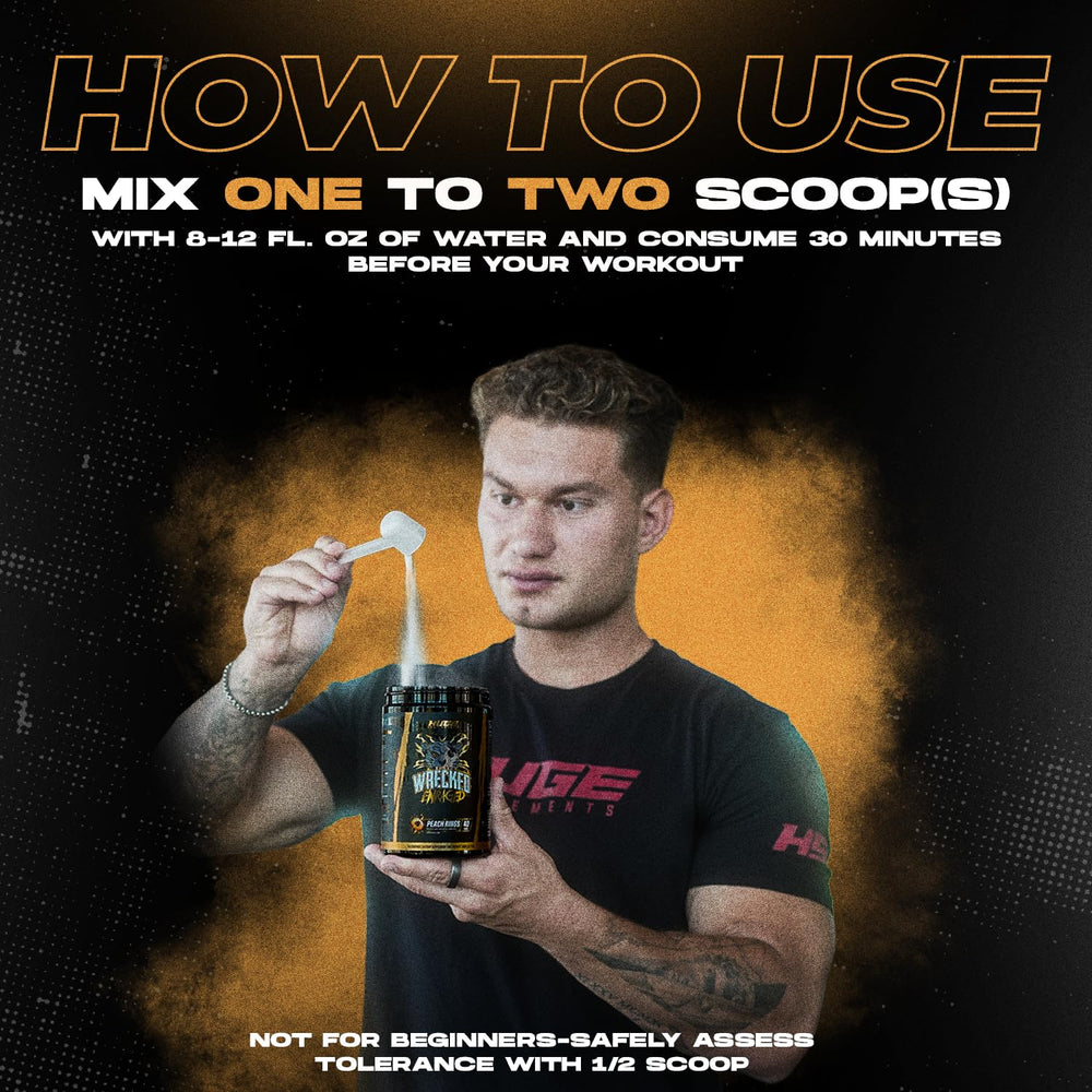 Huge Supplements Wrecked Enraged promotional pack on shelf